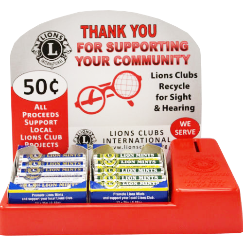 Lion Mints Tray Red